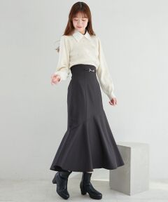 MAJESTIC LEGON / マジェスティックレゴン ロング・マキシ丈スカート | ビット付きマーメイドスカート