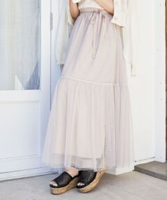 MAJESTIC LEGON / マジェスティックレゴン ロング・マキシ丈スカート | ボリュームチュールスカート