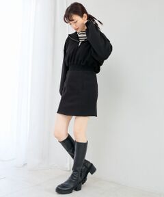 MAJESTIC LEGON / マジェスティックレゴン ミニ丈・ひざ丈ワンピース | ZIPフーディーミニワンピ