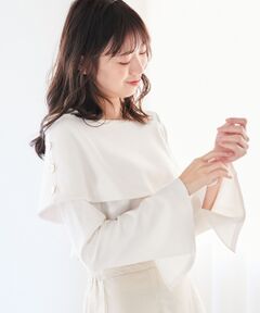 MAJESTIC LEGON / マジェスティックレゴン カットソー | サイドボタンワンショルライクトップス