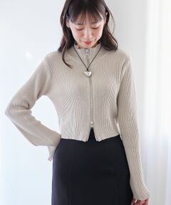 MAJESTIC LEGON / マジェスティックレゴン ニット・セーター | キラキラダブルジップニット