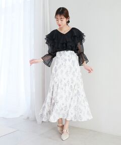 MAJESTIC LEGON / マジェスティックレゴン シャツ・ブラウス | フロントフリルシアーブラウス