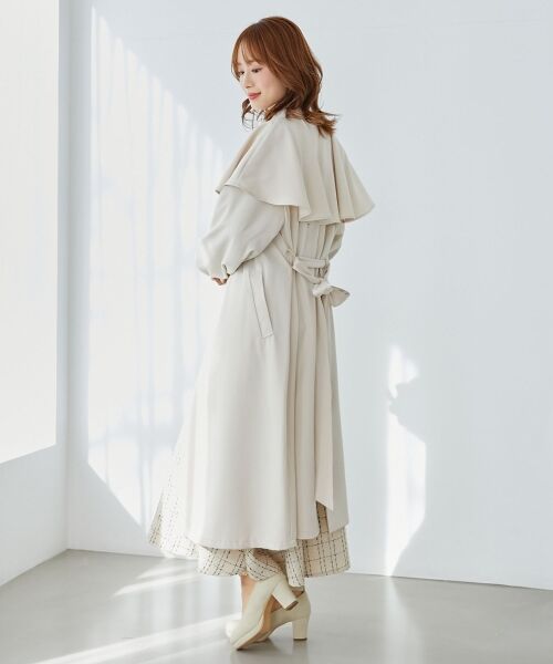 MAJESTIC LEGON / マジェスティックレゴン トレンチコート | ∞ケープロングトレンチコート | 詳細10