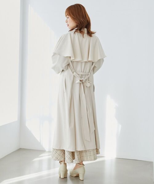 MAJESTIC LEGON / マジェスティックレゴン トレンチコート | ∞ケープロングトレンチコート | 詳細11