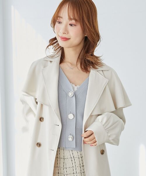 MAJESTIC LEGON / マジェスティックレゴン トレンチコート | ∞ケープロングトレンチコート | 詳細13