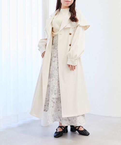 MAJESTIC LEGON / マジェスティックレゴン トレンチコート | ∞ケープロングトレンチコート | 詳細16