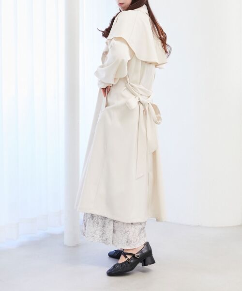 MAJESTIC LEGON / マジェスティックレゴン トレンチコート | ∞ケープロングトレンチコート | 詳細17