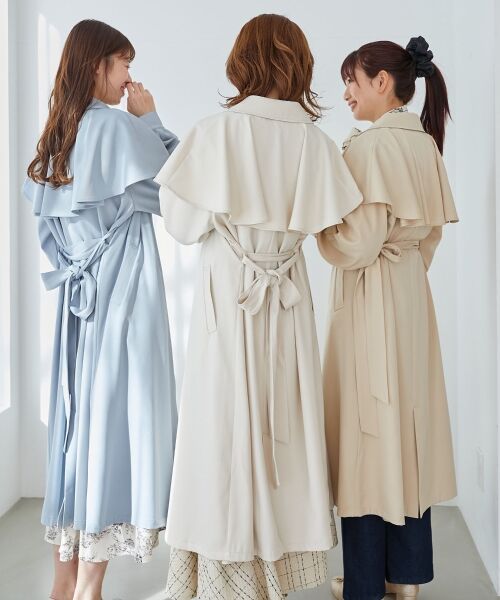 MAJESTIC LEGON / マジェスティックレゴン トレンチコート | ∞ケープロングトレンチコート | 詳細2