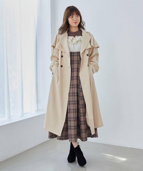 MAJESTIC LEGON / マジェスティックレゴン トレンチコート | ∞ケープロングトレンチコート | 詳細21