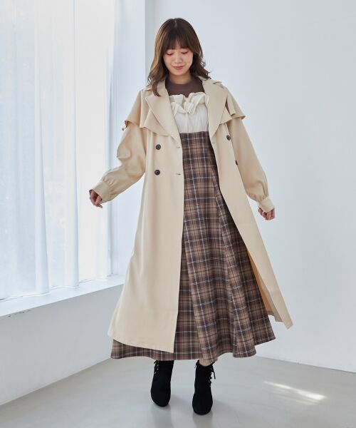 MAJESTIC LEGON / マジェスティックレゴン トレンチコート | ∞ケープロングトレンチコート | 詳細22