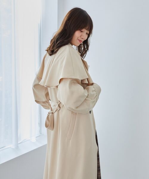 MAJESTIC LEGON / マジェスティックレゴン トレンチコート | ∞ケープロングトレンチコート | 詳細25