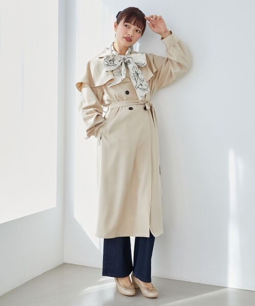 MAJESTIC LEGON / マジェスティックレゴン トレンチコート | ∞ケープロングトレンチコート | 詳細26