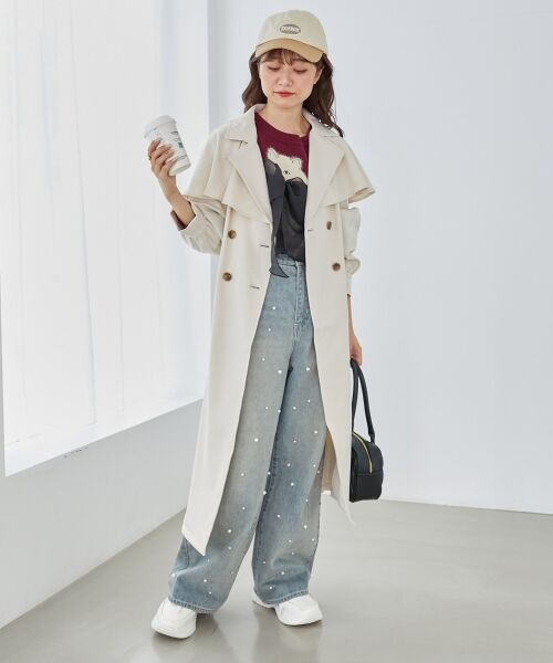 MAJESTIC LEGON / マジェスティックレゴン トレンチコート | ∞ケープロングトレンチコート | 詳細3