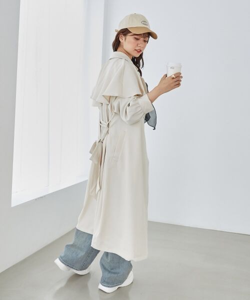 MAJESTIC LEGON / マジェスティックレゴン トレンチコート | ∞ケープロングトレンチコート | 詳細5