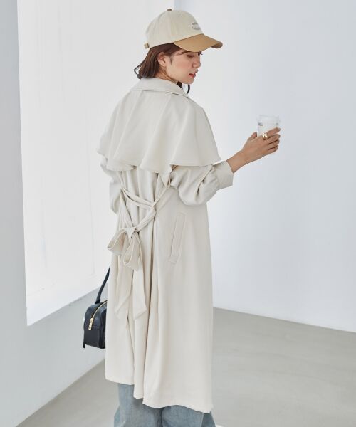 MAJESTIC LEGON / マジェスティックレゴン トレンチコート | ∞ケープロングトレンチコート | 詳細6