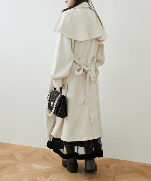 MAJESTIC LEGON / マジェスティックレゴン トレンチコート | ∞ケープロングトレンチコート | 詳細8