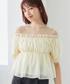 MAJESTIC LEGON / マジェスティックレゴン シャツ・ブラウス | インナーセットフリルブラウス