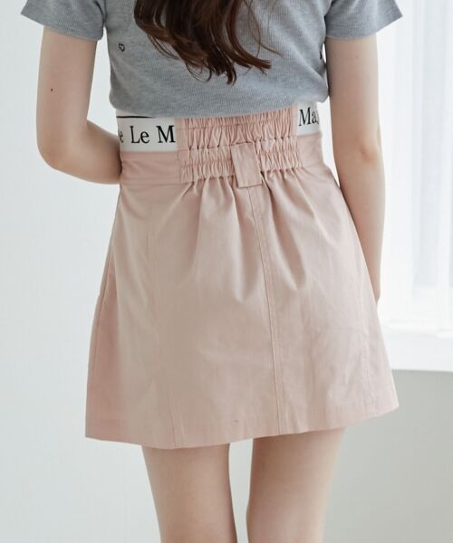 MAJESTIC LEGON / マジェスティックレゴン ミニ・ひざ丈スカート | ウエストロゴカーゴミニスカパン | 詳細22