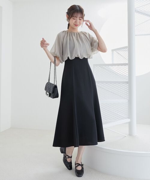 MAJESTIC LEGON / マジェスティックレゴン ドレス | 2wayシフォンボレロセットドレス | 詳細21