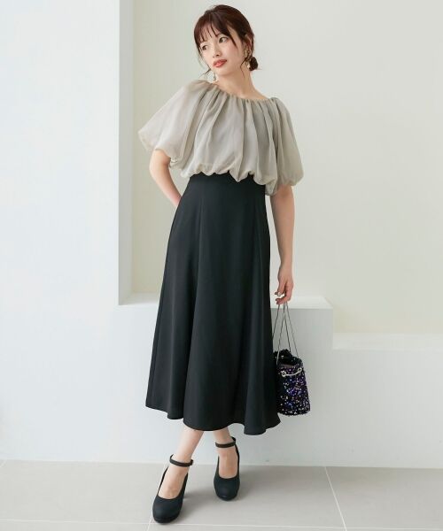 MAJESTIC LEGON / マジェスティックレゴン ドレス | 2wayシフォンボレロセットドレス | 詳細25
