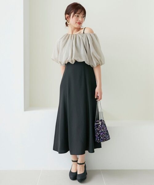 MAJESTIC LEGON / マジェスティックレゴン ドレス | 2wayシフォンボレロセットドレス | 詳細26