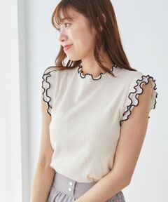 MAJESTIC LEGON / マジェスティックレゴン カットソー | ノースリフリルメロウリブトップス