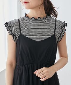 MAJESTIC LEGON / マジェスティックレゴン カットソー | ノースリフリルメロウリブトップス