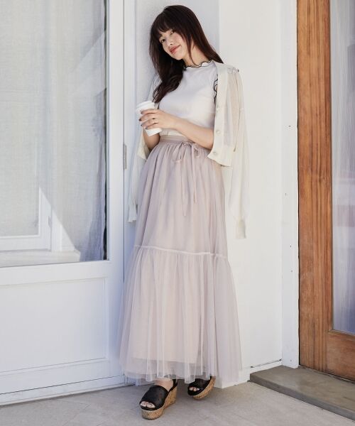 MAJESTIC LEGON / マジェスティックレゴン カットソー | ノースリフリルメロウリブトップス | 詳細16