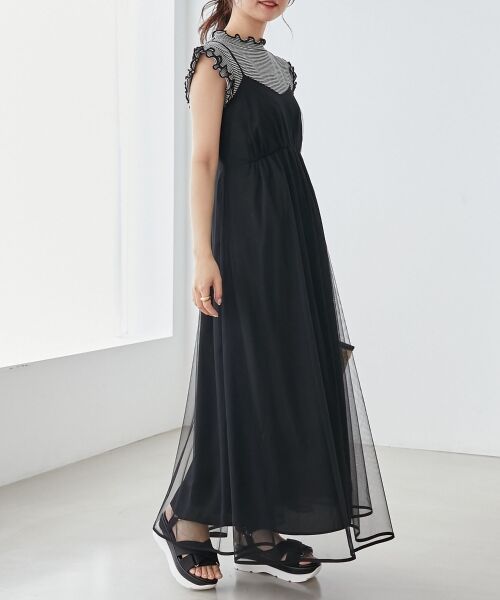 MAJESTIC LEGON / マジェスティックレゴン カットソー | ノースリフリルメロウリブトップス | 詳細30