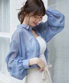 MAJESTIC LEGON / マジェスティックレゴン シャツ・ブラウス | シアーショートシャツ