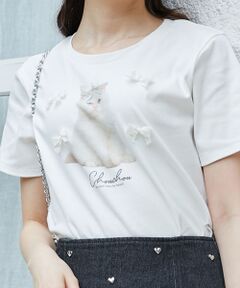 リボンモチーフTシャツ