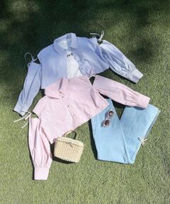 MAJESTIC LEGON / マジェスティックレゴン シャツ・ブラウス | オープンショルダーショートシャツ