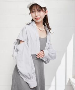 MAJESTIC LEGON / マジェスティックレゴン シャツ・ブラウス | オープンショルダーショートシャツ