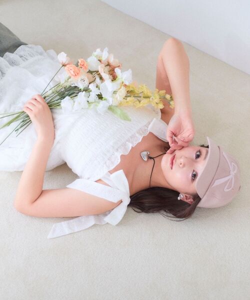 MAJESTIC LEGON / マジェスティックレゴン キャミソール・チューブトップ | ショルダーリボンティアードビスチェ | 詳細19