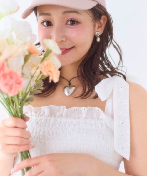 MAJESTIC LEGON / マジェスティックレゴン キャミソール・チューブトップ | ショルダーリボンティアードビスチェ | 詳細20