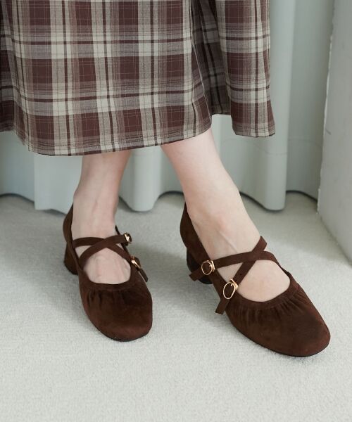 MAJESTIC LEGON / マジェスティックレゴン パンプス | レディギャザーストラップパンプス | 詳細13