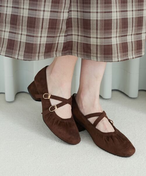 MAJESTIC LEGON / マジェスティックレゴン パンプス | レディギャザーストラップパンプス | 詳細14