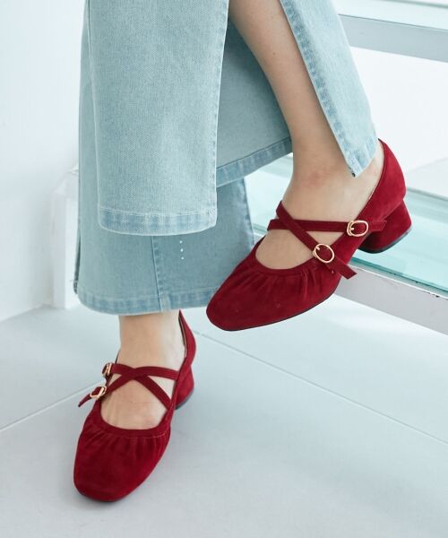 MAJESTIC LEGON / マジェスティックレゴン パンプス | レディギャザーストラップパンプス | 詳細7