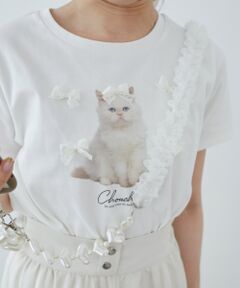 MAJESTIC LEGON / マジェスティックレゴン Tシャツ | プチリボンネコＴシャツ