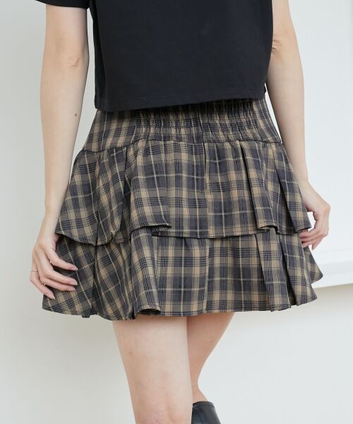 MAJESTIC LEGON / マジェスティックレゴン ミニ・ひざ丈スカート | ティアードフリルミニスカパン | 詳細23