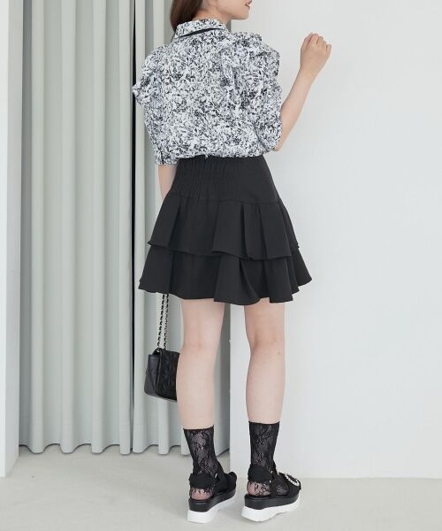 MAJESTIC LEGON / マジェスティックレゴン ミニ・ひざ丈スカート | ティアードフリルミニスカパン | 詳細28