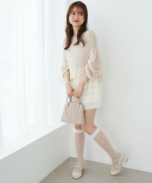 MAJESTIC LEGON / マジェスティックレゴン ハンドバッグ | チャームセットキルティングバッグ | 詳細1