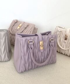 MAJESTIC LEGON / マジェスティックレゴン ハンドバッグ | クラシカルスクエアハンドバッグ