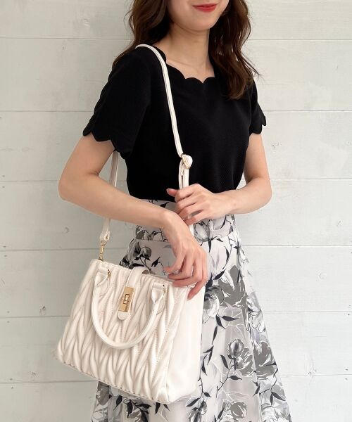 MAJESTIC LEGON / マジェスティックレゴン ハンドバッグ | クラシカルスクエアハンドバッグ | 詳細10