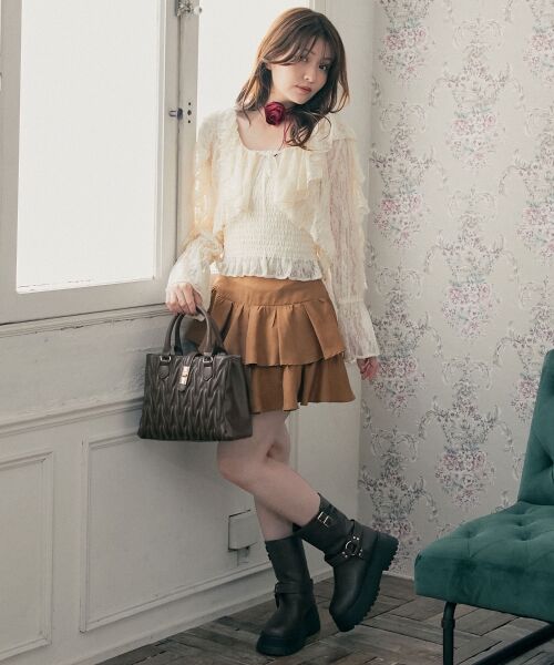 MAJESTIC LEGON / マジェスティックレゴン ハンドバッグ | クラシカルスクエアハンドバッグ | 詳細6