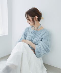 MAJESTIC LEGON / マジェスティックレゴン ニット・セーター | チョーカー2wayチュールケーブルニット