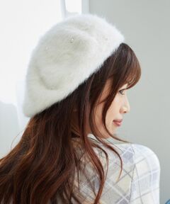 MAJESTIC LEGON / マジェスティックレゴン ハンチング・キャスケット・ベレー帽 | ふわふわパールベレー帽