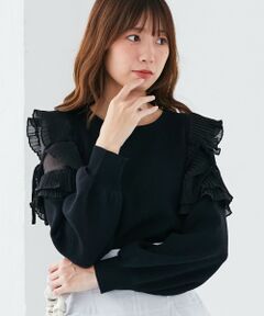 MAJESTIC LEGON / マジェスティックレゴン ニット・セーター | プリーツフリルニット