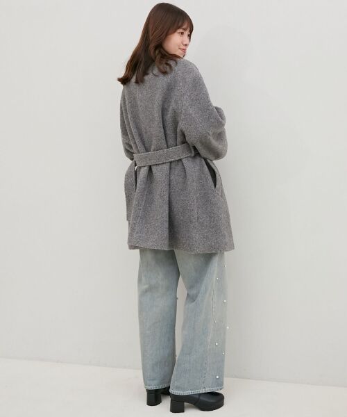 MAJESTIC LEGON / マジェスティックレゴン その他アウター | ボリュームスリーブミディコート | 詳細17