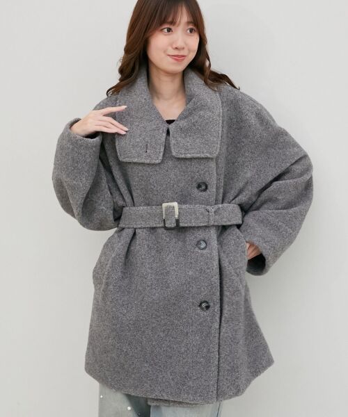 MAJESTIC LEGON / マジェスティックレゴン その他アウター | ボリュームスリーブミディコート | 詳細18